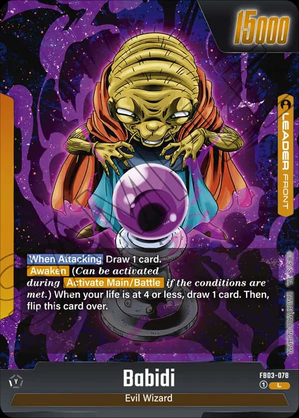 Babidi/Majin Buu (front)