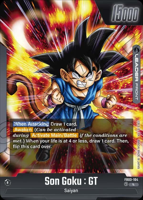Son Goku : GT (front)