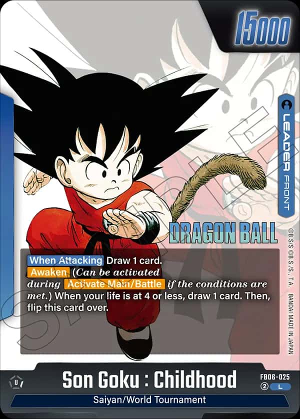 Son Goku : Childhood (front)