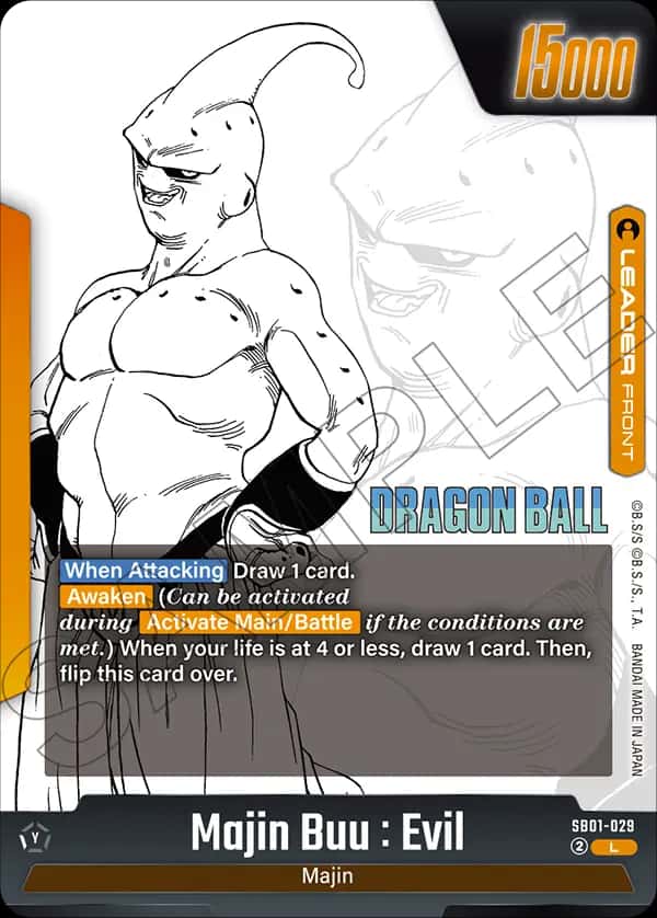 Majin Buu : Evil (front)