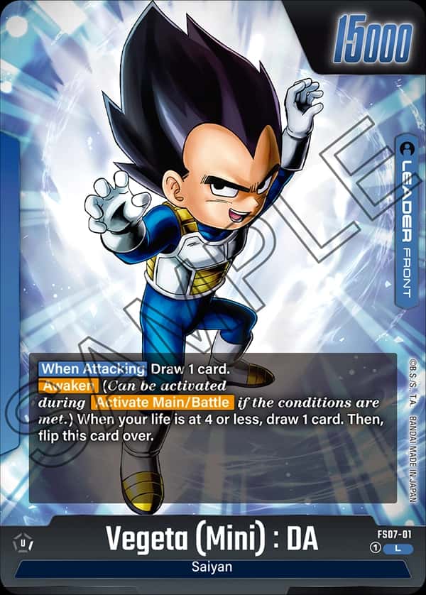 Vegeta (Mini) : DA (front)